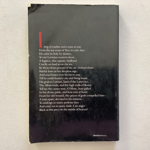 The Aeneid Virgil by Robert Fitzgerald Paperback Book - Picture 4 of 5